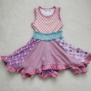 Matilda Jane Girls' Palace Ball Dress Once Upon A Time Twirl Ruffled sz4
